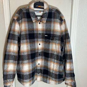 Timberland Checkered Jacket in Black, White, and Tan